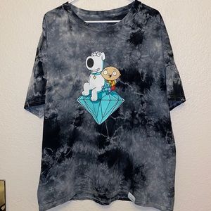 Family Guy x Diamond Supply Co. Tie Dye Shirt